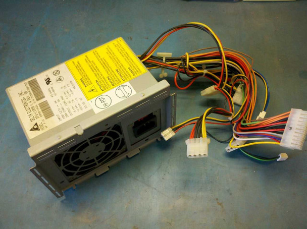 HP 0950-3426 Delta DPS-110MB-1 110W ATX power supply – front and side view with output cable harness spread out