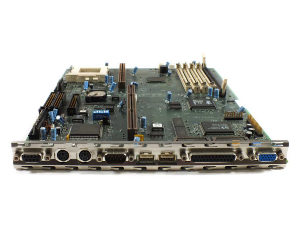 IBM 93H1699 motherboard rear I/O panel view showing serial, parallel, PS/2, VGA, and USB port connectors