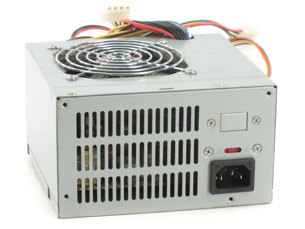 G-Power GP-6150PM 150W ATX power supply — rear panel view showing IEC C14 AC inlet, power switch, and ventilation grille