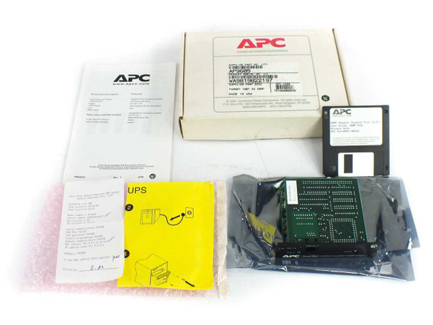 APC AP9605 Power Net SNMP Adapter with 3.5" Disk Software Manual - No Battery