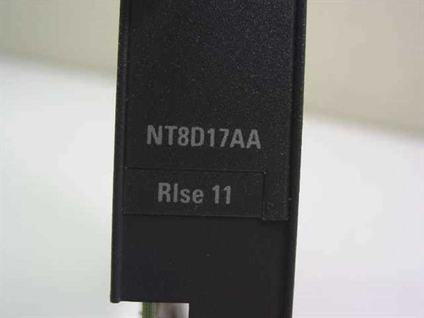 Nortel NT8D17AA – side faceplate label showing model number NT8D17AA and Rise 11 hardware revision