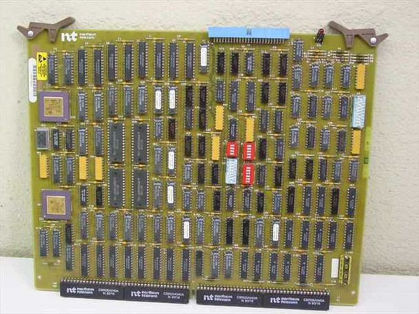 Nortel Northern Telecom NT4R0101 Voice Processor Card – top view showing both processor chips, DIP ICs, and board markings