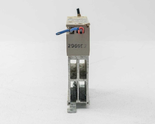 Omron G3PA-210B-VD Solid State Relay — opposite side view showing heatsink fins and internal asset tag