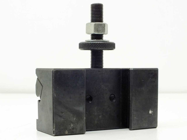 Dorian D30BXA-7-71C Reverse Cut-Off Holder — rear view showing two bolt holes on the back face and dovetail slot base