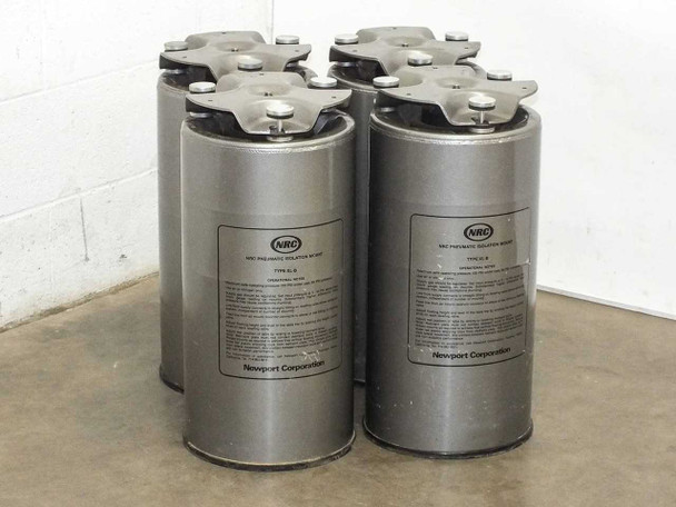 Newport NRC XL-B Lot of 4 Pnuematic Isolation Mount Anti Vibration Legs