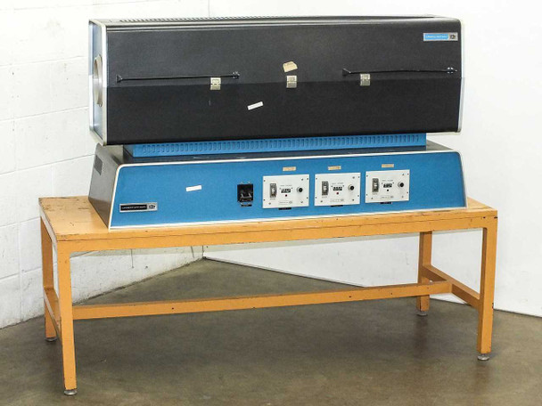 Lindberg 54576-S Hevi-Duty Tube Furnace with 59754-A 3 Zone Controller, Max Temp 1850F