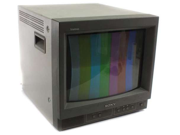 Sony PVM-14N5U Trinitron Personal Video Monitor - 14" Color - Warped Image As Is