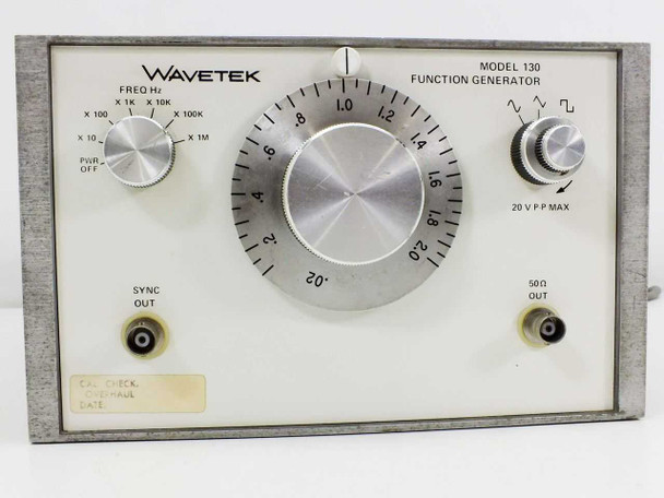Wavetek 130 Waveform Function Generator 0.2 Hz to 2 MHz