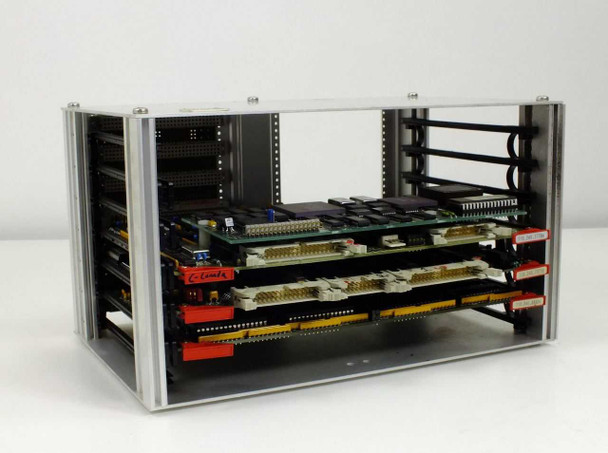 Netstal Card Bus Enclosure with 3 Cards - Mem2 110.240.8680c, SPIO 110.240.7778e, CPU 110.240.7771h