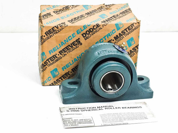 Dodge P2B-S2-107R 1-7/16" Pillow Block Standard Duty Spherical Roller Bearing