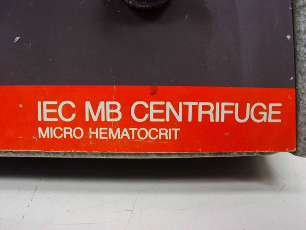IEC MB Micro Hematocrit Centrifuge