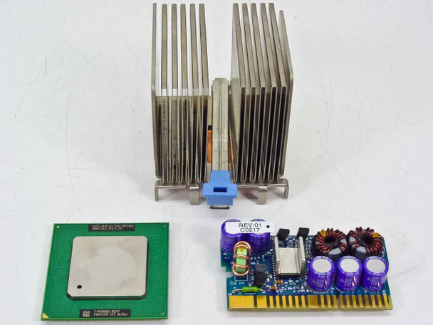 Intel SL5QJ Pentium III 1.0GHz CPU w/ Heatsink and VRM for PowerEdge 2550