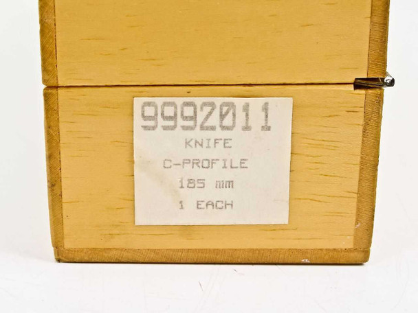 Wooden blade case label – PN 9992011, Knife C-Profile 185mm, 1 Each