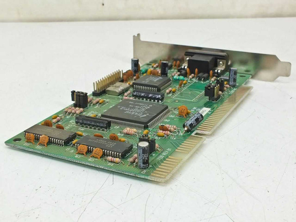 Trident TVGA8900D-R Union 7139 ISA VGA card – component side view showing Trident main chip, support ICs, and ISA edge connector