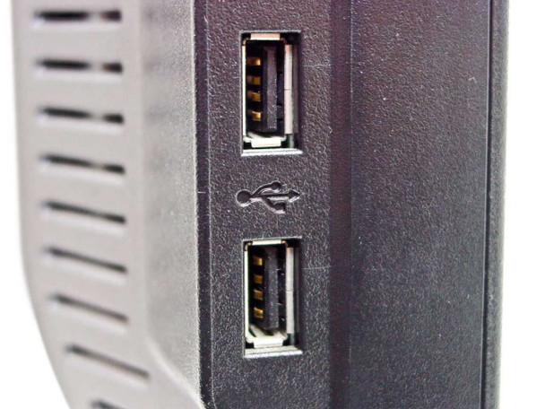 Dell 1708FPt side USB hub — two USB 2.0 Type-A ports on the right side of the monitor