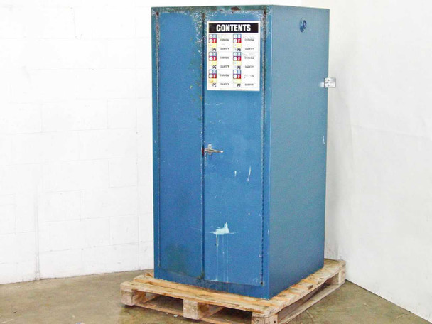 Blue Chemical Storage Cabinet