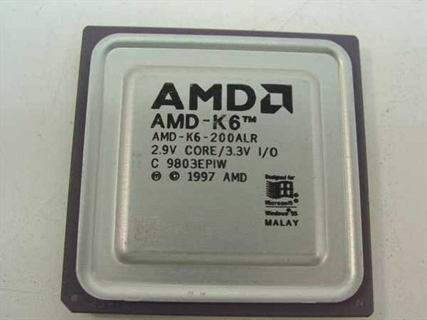 AMD K6-200ALR K6 200 MHz Processor 2.9V Core/3.3V I/O