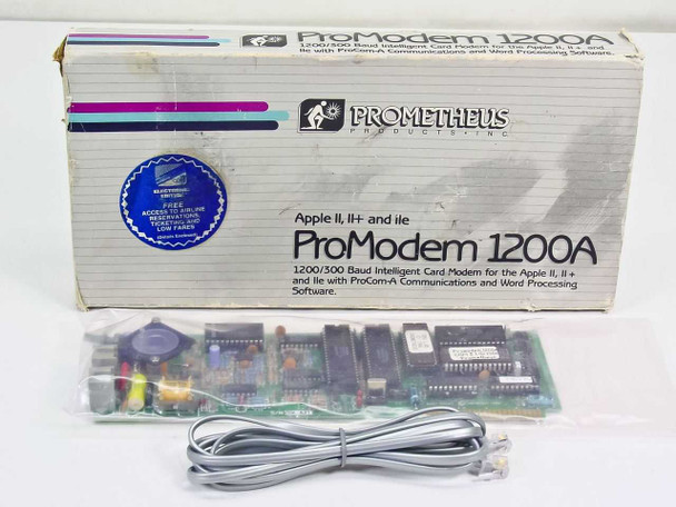 Prometheus 1200A ProModem Apple II and IIe 1200 Baud Modem