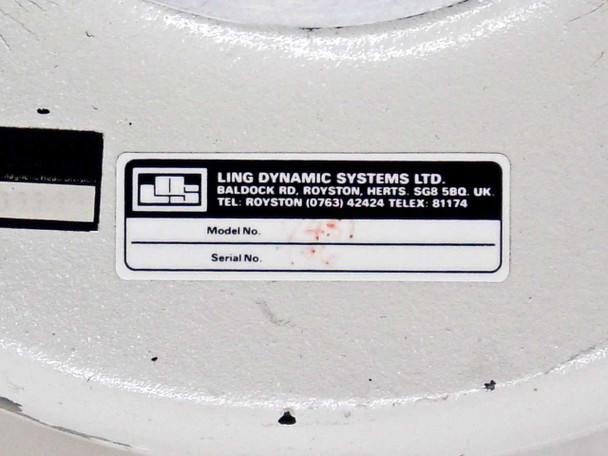 Ling Dynamic Systems LTD 7451 Low Force Vibration Tester / Shaker