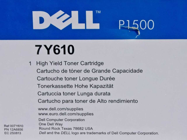 Dell 7Y610 Toner Cartridge for P1500 Series Laser Printers