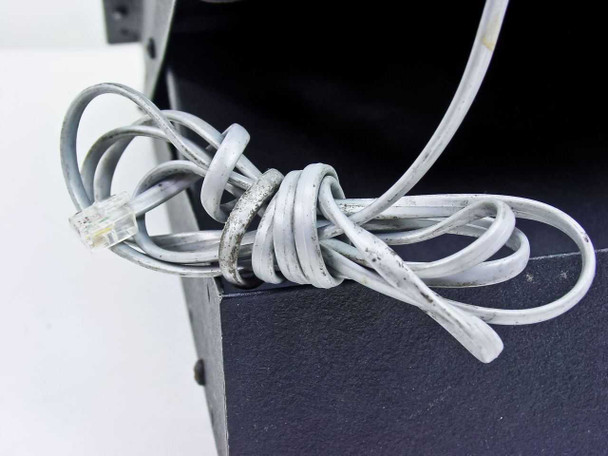 Sable Technologies CT90 MK1.1 – included RJ network cable coiled, showing connector end and wear on cable jacket