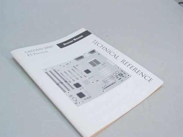 Gateway Pentium 5 2000 Technical Refrence Manual 8500830