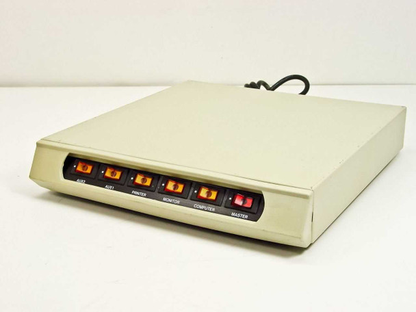 Computer Power Control 15 AMP 6 Switch Power Control Center