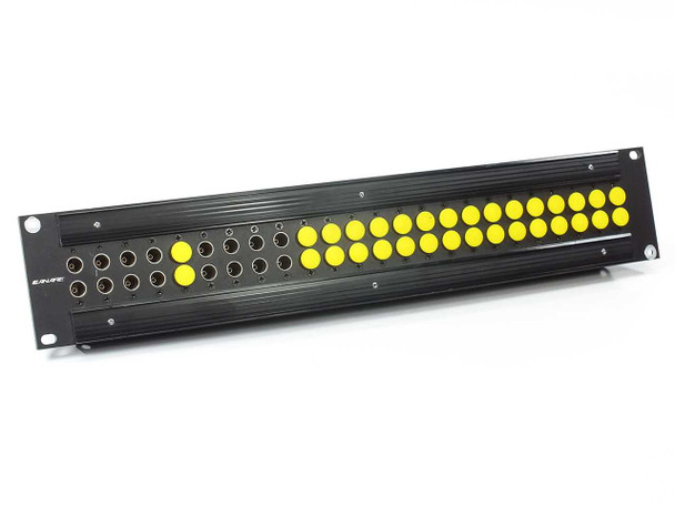 Canare DVJ-W 75 ohm Dual Video Patchbay 24-Port 19" Rack 2U Normal Through