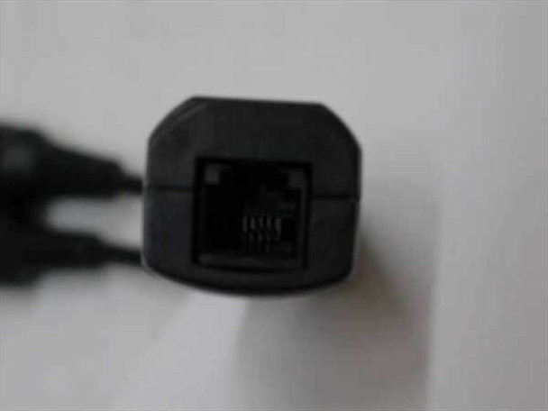 Symbol STI80-0100 RJ-style scanner data port connector end view