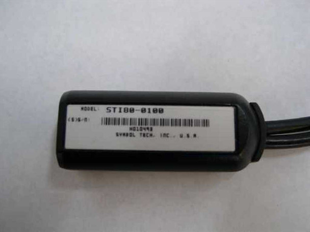 Symbol STI80-0100 label showing model number STI80-0100 and Symbol Tech Inc USA marking