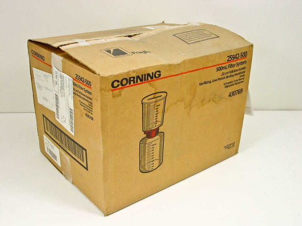 Corning 25942-500 500mL .22um Cellulose Acetate Filter - box of 12