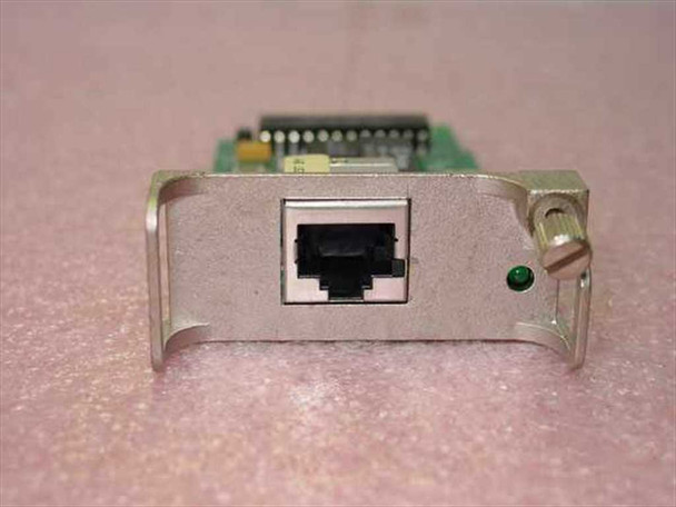 Cabletron 9001149-00 Ethernet module front view showing single RJ45 port and green status LED