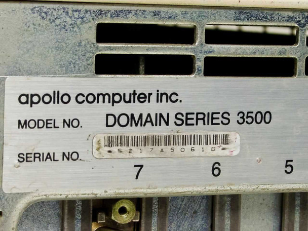 Apollo 3500 Domain Series Desktop Computer, ESDI interface 25MHz