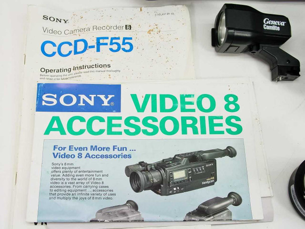 Sony CCD-F55 Handycam video 8 Camcorder DC 6V