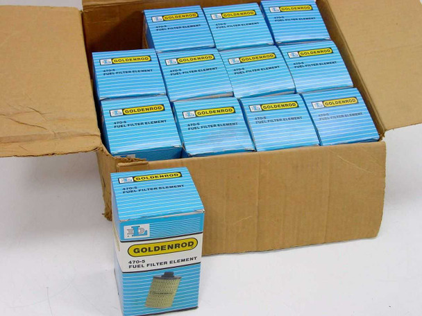 Goldenrod 470-5 Fuel Filter Elements case of 12 new in box