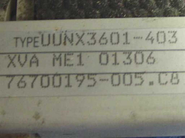 Bull SA UUNX 3601-403 XVA ME101306 type label – part number 76700195-005.C8