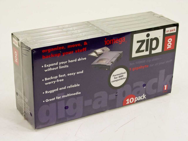 Iomega Zip 100 10 Pack Gig-a-pack