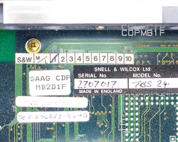 Snell & Wilcox TBS24 Kudos 4 2 2 TBC Analog Synchronizer - Time base correction