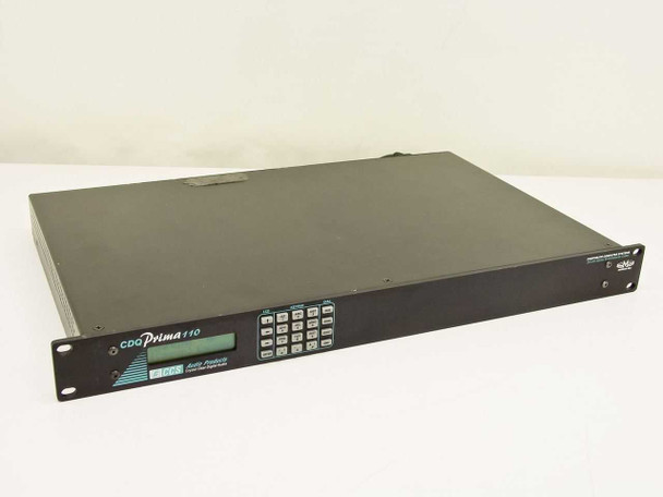Corporate Computer Systems CDQ Prima 110 stereo bi-directional codec — 1U rackmount front panel overview with CCS branding and keypad
