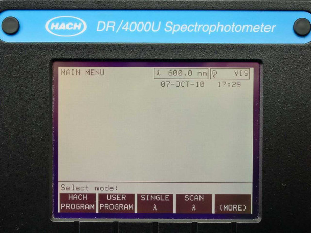 Hach DR/4000 Spectrophotometer