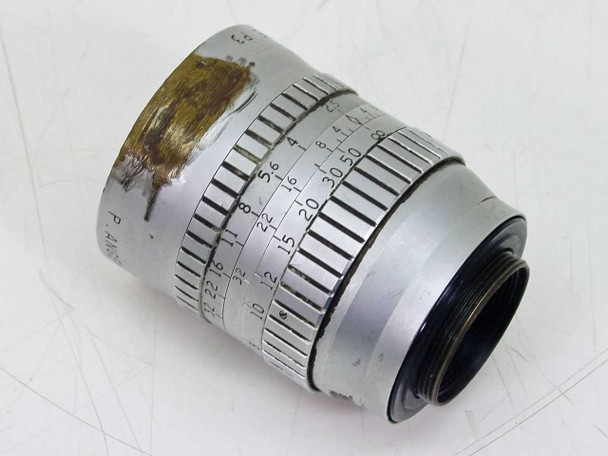 P Angenieux Type 3 F. 75mm 1 2.5 C-Mount Lens
