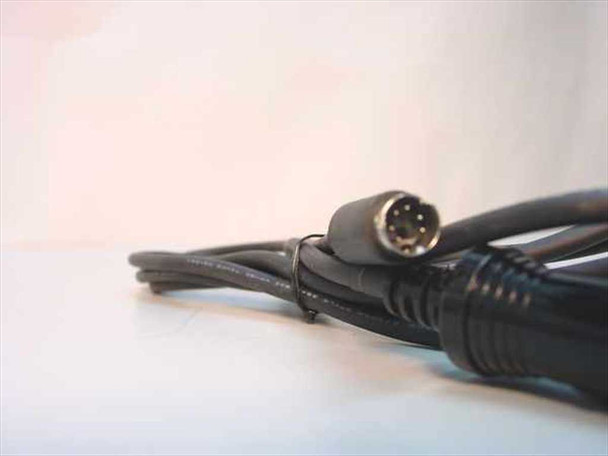 Close-up of PS/2 mini-DIN connector end of the POS equipment cable