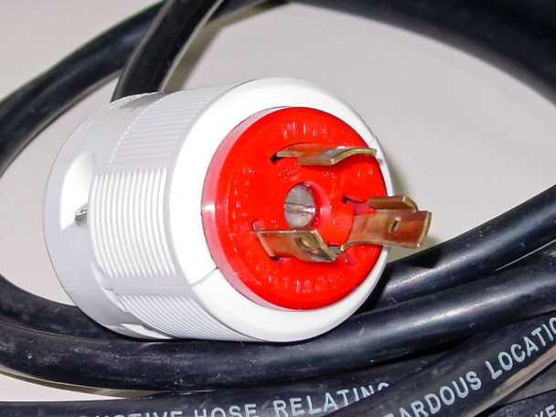 Power cord with locking twist-type plug for the Aesculap Meditec MCL 29 Dermablate laser system