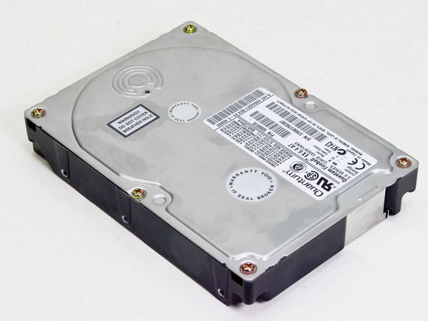 Quantum Fireball EX 6.4 AT 5500915 – opposite top angled view showing drive label and silver casing detail