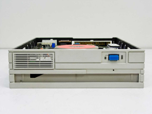 Omega Beta 44A optical drive – side profile view showing bezel, eject button, media slot, and vented chassis