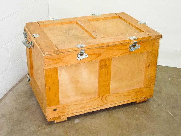 Wooden 35x24x23 Shipping Crate with Butterfly Latches