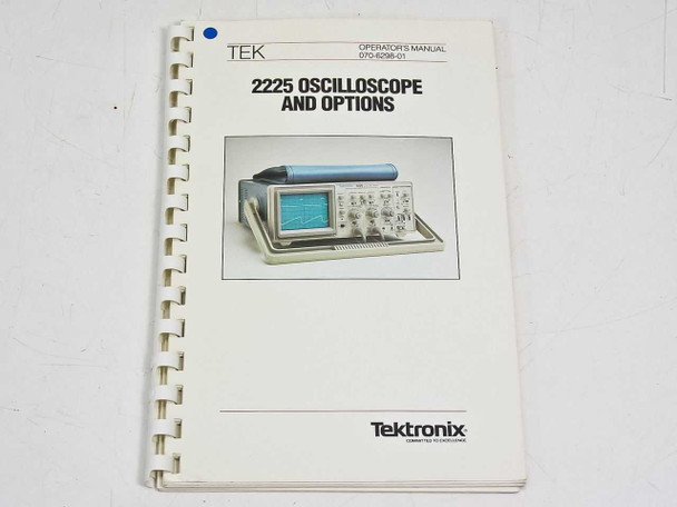 Tektronix 2225 Operator's Manual