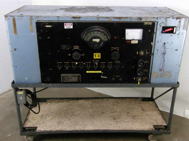 United Manufacturing 2760-G Type A-1 Aircraft Generator Test Stand