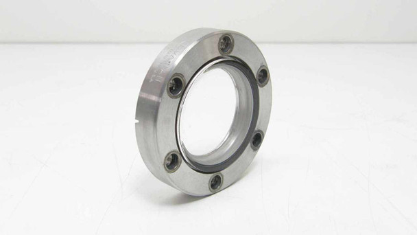 Varian CF Vacuum Flange with Viewport Glass