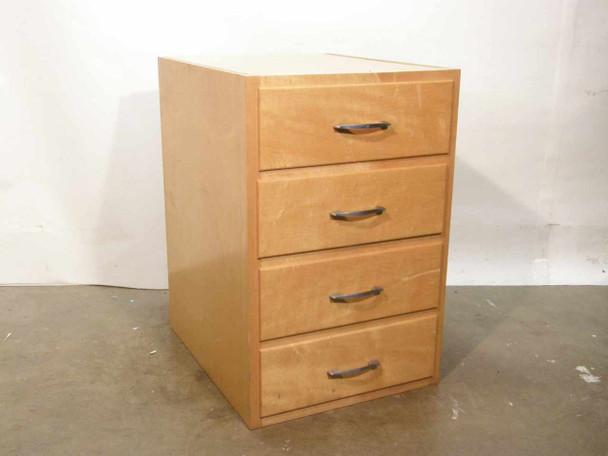 Medical Cabinet Wooden 4 Drawer Supply Cabinet 18x22x27